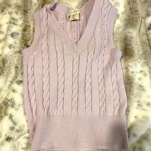 Jessica Simpson pastel purple sweater vest